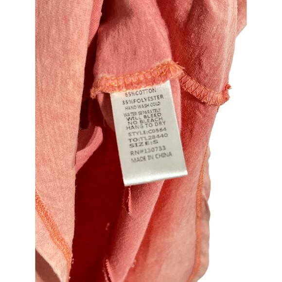 Tommy Destroyed Tee Altβ Umgee Pink Criss Cross Top Grunge Indysleaze Thrashed S - Picture 5 of 7